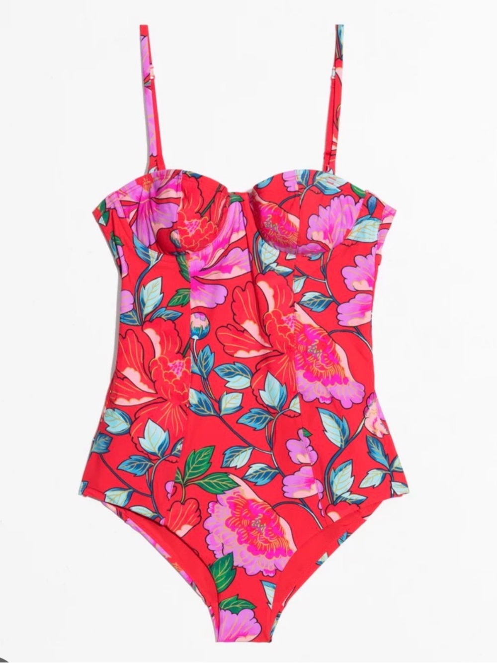 & Other Stories Floral One Piece Swimsuit